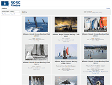 Tablet Screenshot of gallery.rorc.org